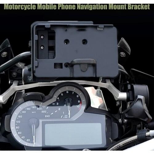New Motorcycle Phone Navigation Bracket USB Charging For BMW R1250GS R1200GS LC ADV F700GS F800GS F750GS For Honda CRF1000L