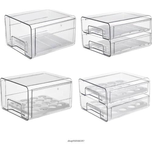 Refrigerator Organizer Clear Fruit Food Jars Storage Box Vegatable Meat Freezer Cabinet Kitchen Drawer Accessories Box wholesale
