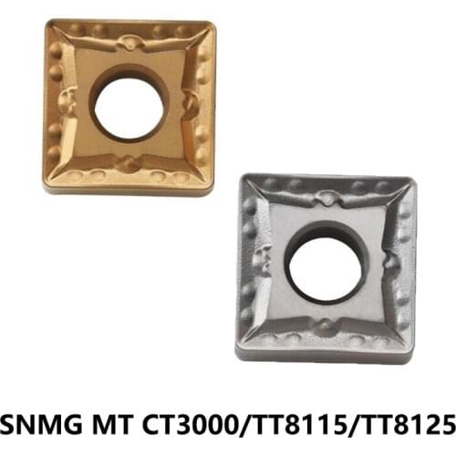 Original SNMG Carbide Inserts SNMG120404 SNMG120408 SNMG150612 SNMG190612 MT CT3000 TT8115 TT8125 Lathe Cutter Turning Tools CNC