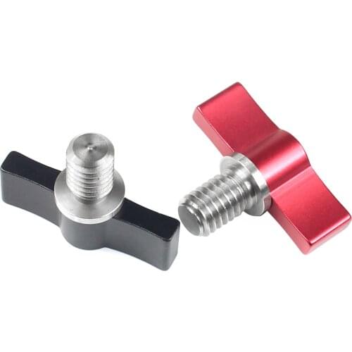 BGNing 3/8 Inch T-type Handle Screw Adjustable DSLR SLR Camera Clamp Locking Tighten T Shape Wrench Screw for GoPro MAX 8 7 6 5