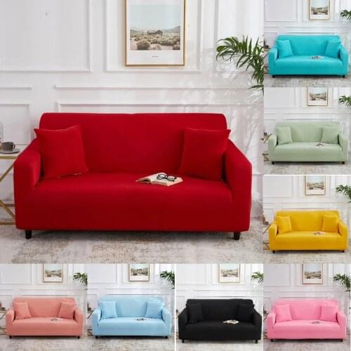 Universal Solid Color Sofa Cover Full Cover Universal Chair Cover Stretch Sofa Four Seasons Lazy Sofa Cushion Full Cover