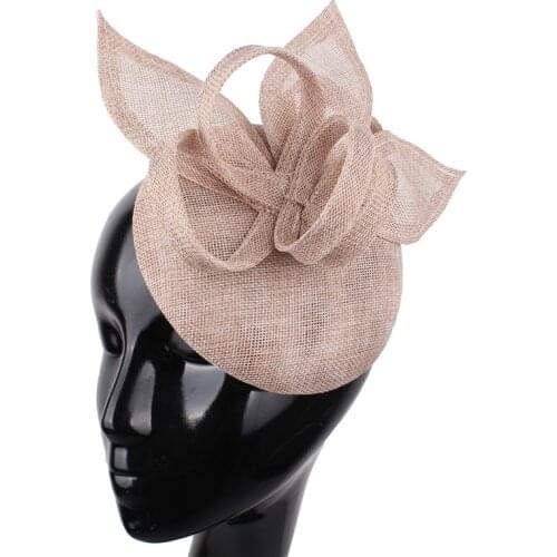Gorgeous Ladies Wedding Millinery Cap Hair Clip Fascinator Hat Formal Dress Fedora Cap For Women Occasion Hair Accessories