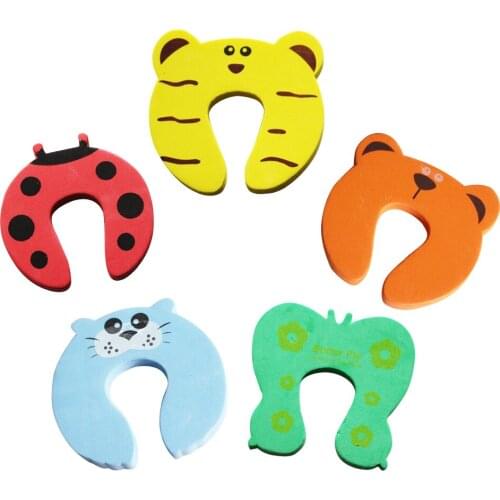 3 Packs Animal/Insect Baby Security Door Card Protection Tools for Baby Safety Door Care Card Cute Appearance
