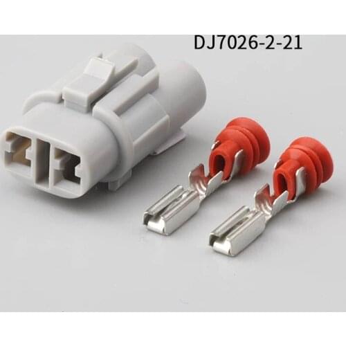 500pcs 2Pin 2mm female Auto Motorcycle Electronic Wiring Connector for AUdi,VW,BMW, Honda,Toyota,Ford DJ7026-2-21