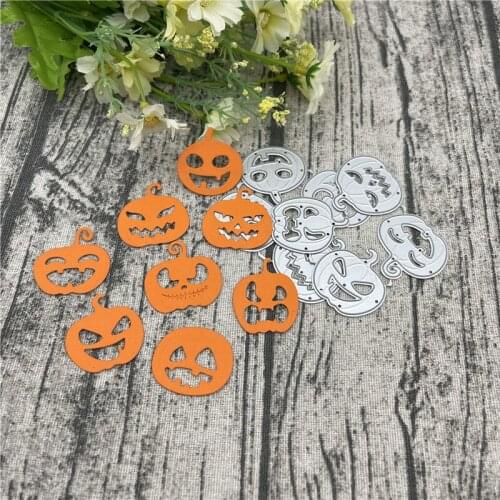 8pcs Halloween Metal Cutting Dies For DIY Scrapbooking Album Embossing Paper Cards Decorative Crafts