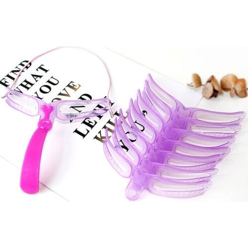 8 Styles Eyebrow Stencil maquiagem profissional completa tools shaper template Wearing or holding Thrush card makeup