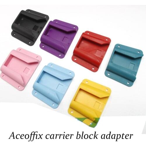 ABS 7Colors Carrier Block Adapter For Brompton Bike Folding Bicycle Bag Cargo Rack Front Carrier Block Super Light