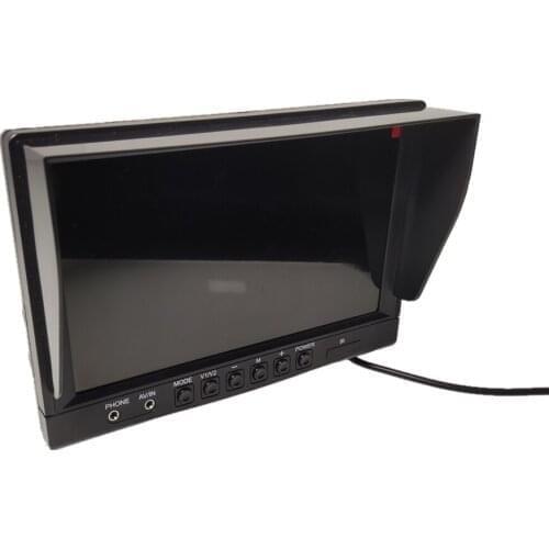 Vehicle 9 Inches Standalone 12 Volt DC Lcd Monitor With AV Connector