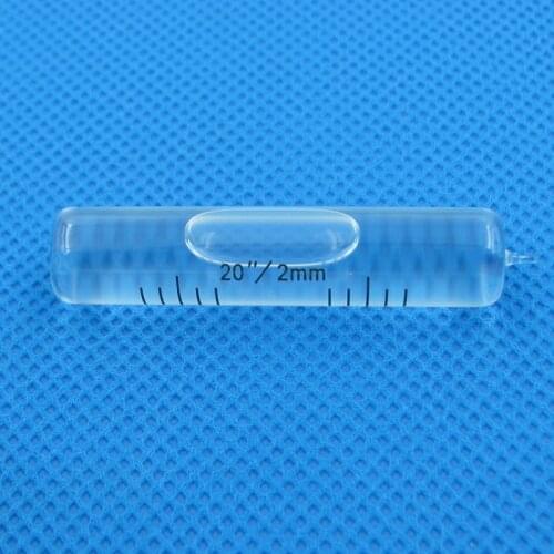 QASE 11*55mm High Accuracy Spirit Level Bubble 20"/2mm Diameter Glass Level Spirit Balancing Equipment