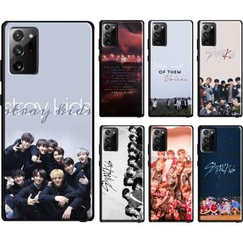 Stray Kids Kpop Boy Group Phone Case For Samsung Galaxy S20 FE Note 20 S21 Ultra S8 S9 S10 Note 10 Plus S10e Coque