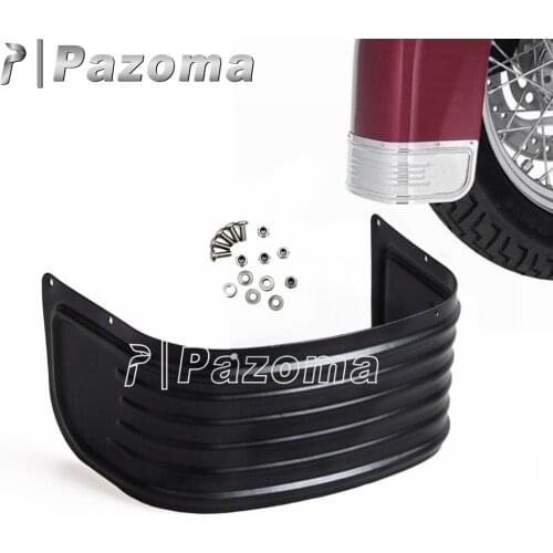 Black Motorcycle Steel Front Fender Skirt Kit For Harley Touring Tri Glide 2014-later Original Equipment Fender Skirts Cover