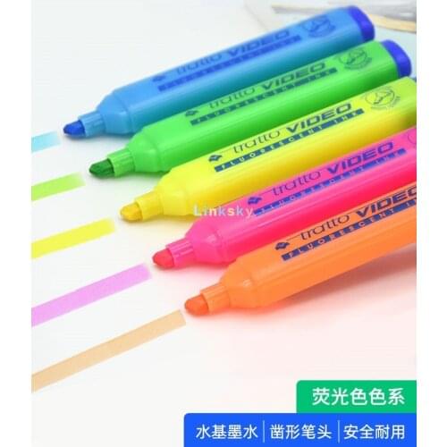 LYRA & tratto Fluorescent Markers,High fluorescence, ideal for plain paper, autocopy, photocopying and fax.Stroke from 1 to 5 mm