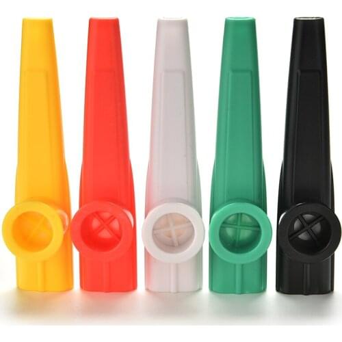 1PC Plastic Kazoo Harmonica Mouth Flute Kids Child Adult Musical Instrument For All Ages Educational Toys Party Gift