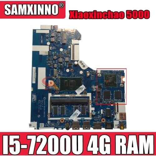Akemy DAG42A DAG52 NMB244 For Lenovo Xiaoxinchao 5000 Notebook Motherboard CPU I5 7200U 4G RAM DDR4 100% Test Work