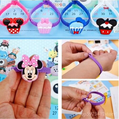 Mickey Minnie Bracelets Disney Series Cute Daicy Donald Duck Bangles Cartoon Anime Figure Wristband Jewelry Accessories Gifts
