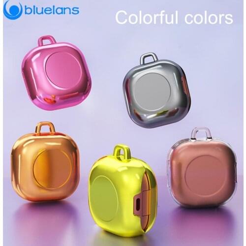 Soft Silicone TPU Case for Samsung Galaxy Buds Shockproof Protective Case for Live Wireless Bluetooth Earphones with Buckle