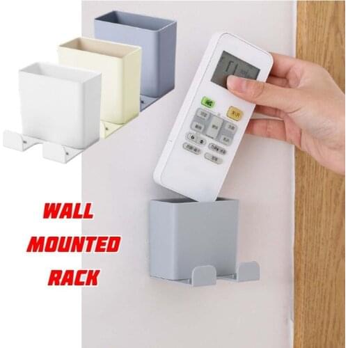 Wall-Mounted Remote Control Storage Box Remote Control Storage Box Air Conditioning Remote Control TV Storage Box Phone Holder
