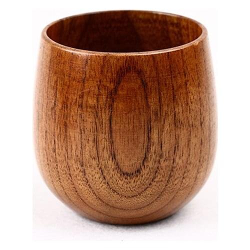 Natural Original Wooden Cup Wine Glass For Milk Drinkware Green Tea Coffee Primitive Handmade Home Restaurant Water Bottle