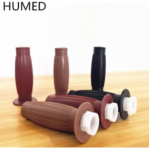 New 7/8" 22mm Handle Bar Retro Rubber Motorcycle Bike Vintage Handlebar Grip For GN125 GG125 250 CB400 motorcycle grips