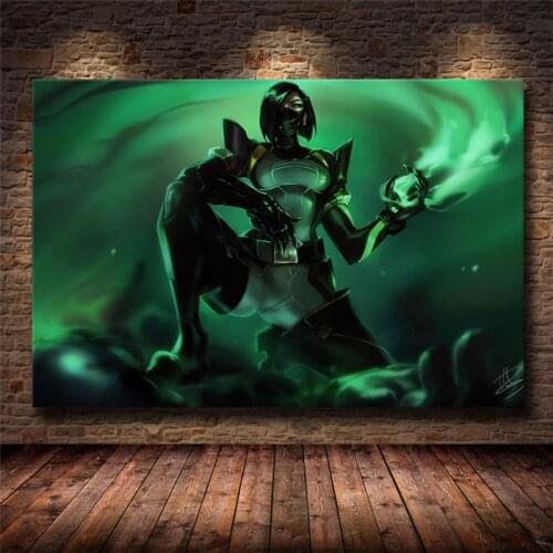 Popular Online Game Valorant HD Print Poster Canvas Painting Game Screen Canvas Painting Living Room Bedroom Decoration