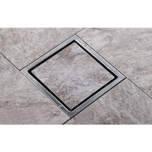 Tile Insert Square Floor Waste Grates Bathroom Shower 304 Stainless steel Drain DR700