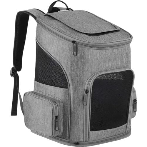 Large Ventilation Small Dog Carrier Backpack Pet Carrier for Outdoor Use Hiking Camping Pet Carrier Backpack for Small Dog
