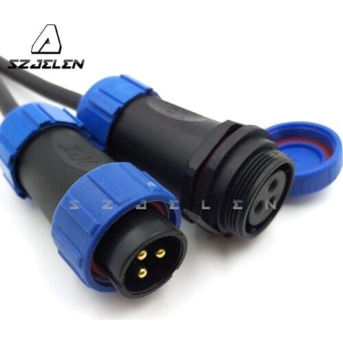 SP2110/SY2111, 3 pin waterproof connector, Power wire cable connectors , automotive connectors, 3 pin Plug and socket, IP68