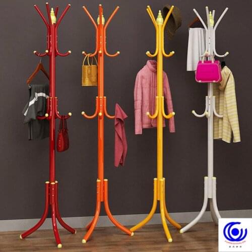 DIY assembly cloakroom bedroom clothes hanger Coat Rack fashion 32mm iron Antirust lacquer Hanging storage 12 hooks