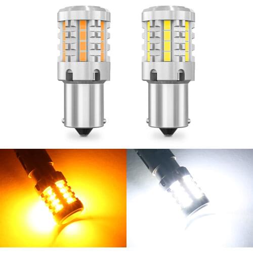 1x Fully Transparent Glass Housing Car Led Lamps S25 1156 BA15S BAU15S For Auto Turn Signal Light 1157 BAY15D White 12V 5w Diode
