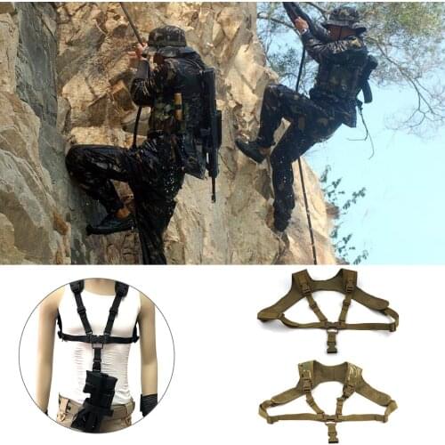 Tactical P90 Rifle Sling Strap Adjustable Quick Release Gun Lanyard Shoulder Strap Hunting Airsoft Paintball Vest