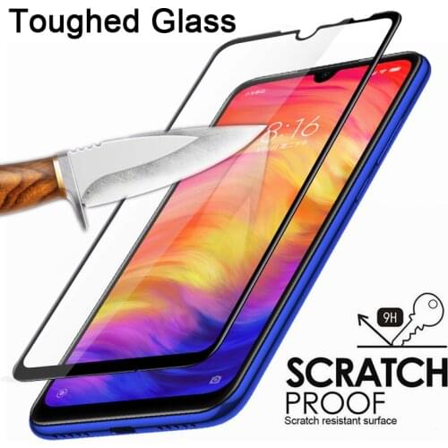 Toughed Screen Protector for Redmi Note 8 8Pro 9D Black Edge Tempered Glass for Redmi Note 7 5 6 Pro