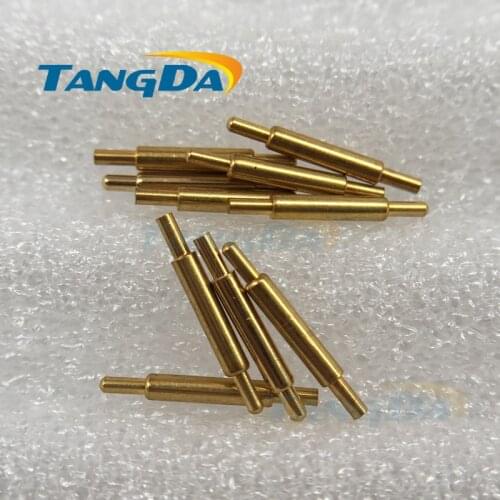 1.5*12mm TANGDA Spring needle thimble pin Current needle Gold plated power supply connector 1.5 12 mm pogo pin connectors A