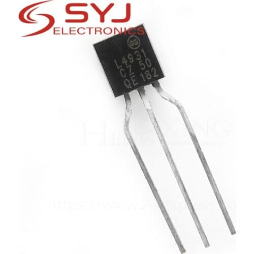 10pcs/lot L4931CZ50 L4931CZ L4931 L78L33ACZ L78L33A L78L33 78L33 TO-92 In Stock
