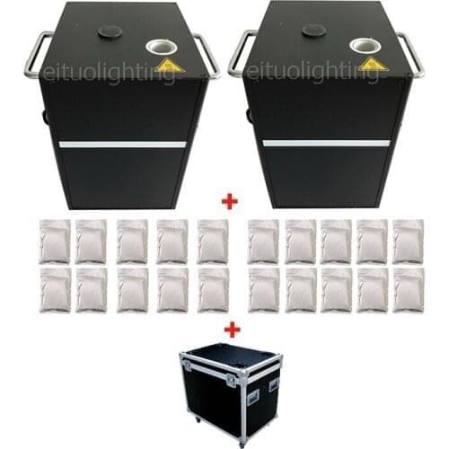 2pcs + Flycase + 20 Bags Powder ) Best Sell 750w Cold Fireworks Spark Machine DMX Wireless Remote Control Cold Spark Fountain