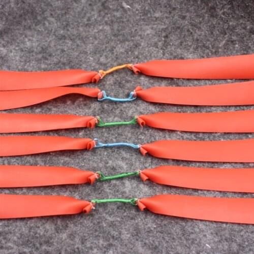 6PCS slingshot fishing hunting slingshot super strong flat rubber band for outdoor shooting fishing preferred rubber band