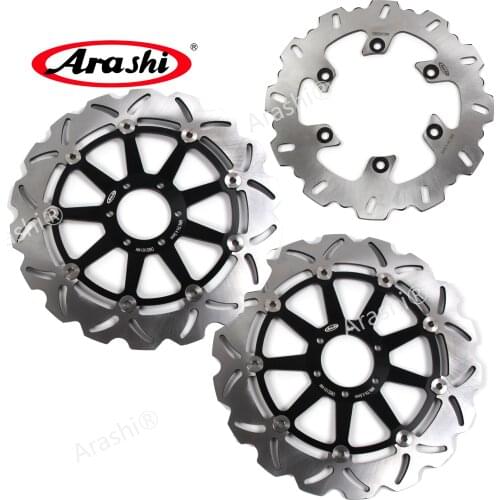 ARASHI For DUCATI MONSTER 1000 2003 2004 2005 CNC Front Rear Brake Rotors Brake Disc For MONSTER 800 2003-2004 03 04 05
