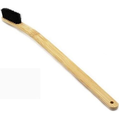 Auto Engine Cleaning Brush Car Rim Wheel Tire Cleaning Multi-function Bamboo Handle Mane Brushes Car Wash Cleaning