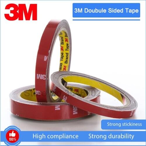 Car Special Double Sided Tape 3M Strong Tape Double Sided For Car Officce Bathroom Kitchen Decor 0.8mmx 3 meter Free Shipping