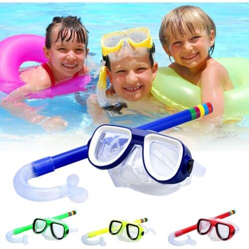 Snorkeling Children Diving Goggles Suction Tube Set New Material Pvc Non-Toxic Environmental Protection Material Diving Set