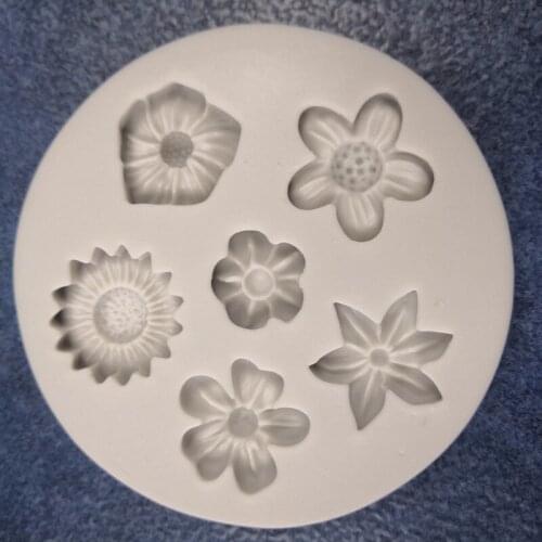 DIY Baking Molds 6 Small Silicon Mold And Sugar Mold Cake And Sugar Mold A1583