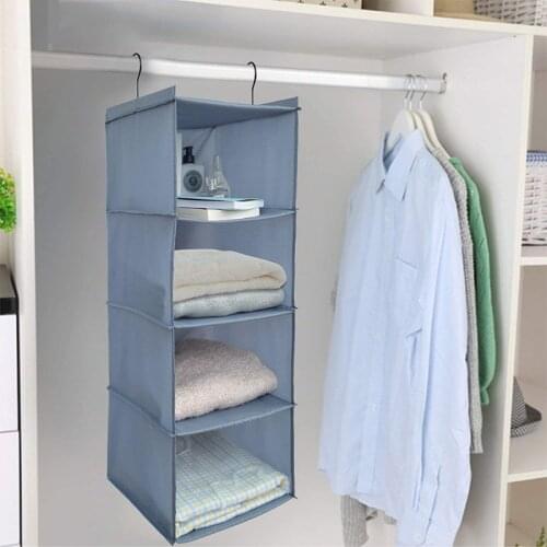 New Household Creative Hanging Cloth Underwear 4/6 Layers Woman Shoes Storage Supplies Wardrobe Organizer Shelves Organizadores