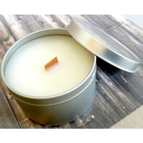 Hot 10Pcs Candle Wood Wick with Sustainer Tab Candle Making Supply 13 Sizes