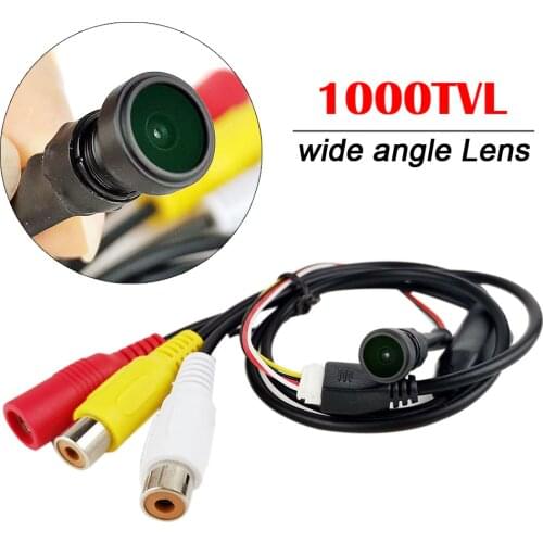 Samll 1000TVL 1.8mm 150degreee Wider Angle Lens Mini HD Security Surveillance Camera Micro Pipe Camera + BNC Adapter