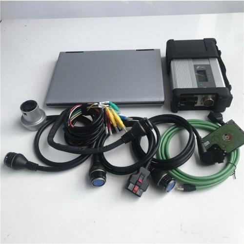 Mb star sd c5 with hdd in laptop de-ll d630 used computer 4G full set work for 2021.03v mb star cars trucks diagnosis tool