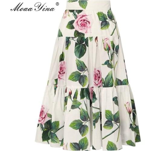 MoaaYina Women's Maxi Skirts