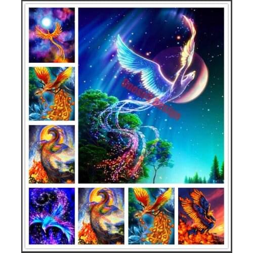 Diy diamond painting full square Phoenix diamond art kit 5d diamond mosaic sale diy diamond embroidery full rhinestone pictures
