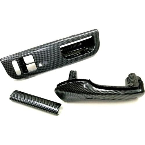 Carbon Fiber Style Interior Grab Handle Set for Golf MK4 2 Doors
