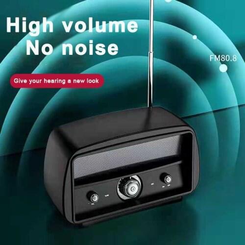 2021 new portable wireless bluetooth speaker subwoofer multi-function FM radio mini sound column card hands-free call speaker