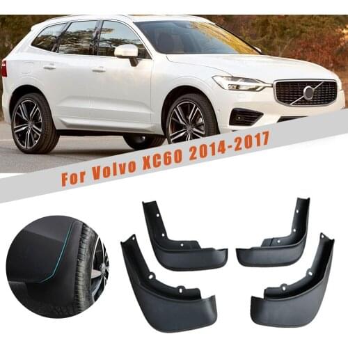 Front Rear Mud Flaps Mudflap Reflective Warning Fender Splash Guards For Volvo XC60 2014 2015 2016 2017 Mudguards Accessories