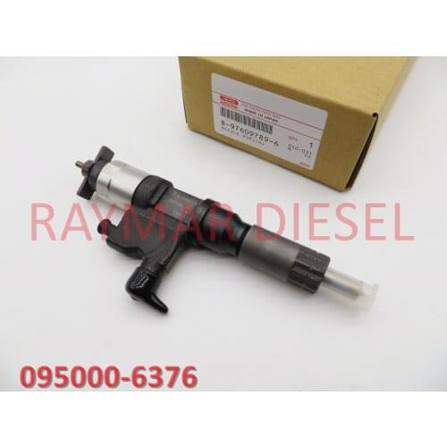 GENUINE Diesel Common Rail Injector 095000-6370, 095000-6371, 095000-6376, 8-97609789-0, 8-97609789-6